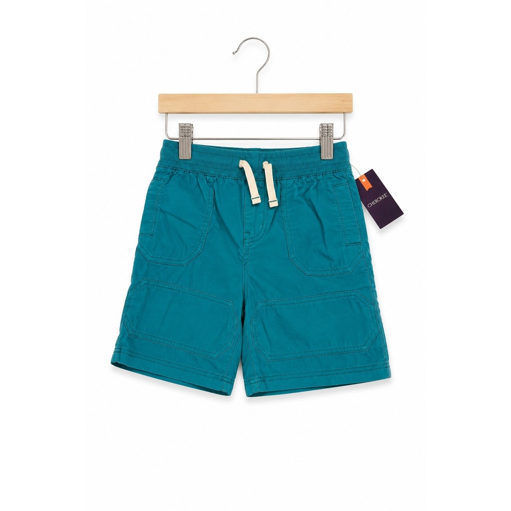 Cherokee Boys Shorts Size 18 Months Aqua Elastic Waist‎ NEW